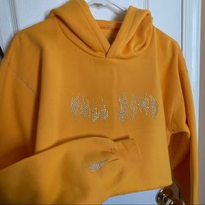 Full Send cropped hoodie